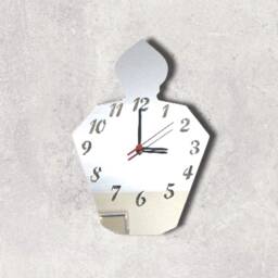 Perfume Bottle Acrylic Clock - Many Colours Available - Bespoke Shapes & Sizes Made - thumbnail 2