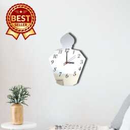 Perfume Bottle Acrylic Clock - Many Colours Available - Bespoke Shapes & Sizes Made
