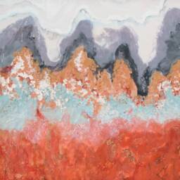 Abstract Plume Mountain Wall Mural - Removable Decor - thumbnail 3