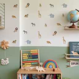 Mini Safari Nursery Wall Stickers - thumbnail 3