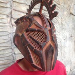 steampunk Mask Armor Cyberpunk Larp Helmet - thumbnail 2