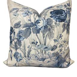 Schumacher Boughton House Porcelain Cushion Cover Pillow Double Sided - thumbnail 2
