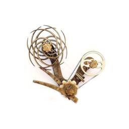 Wooden Kinetic Wall Art Gravity-Powered Sculpture For Modern Home Decor - thumbnail 2
