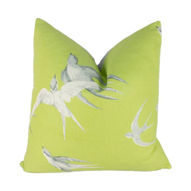 Sanderson - Swallows Lime Stunning Designer Cushion Cover Home Decor Throw Pillow - image 1