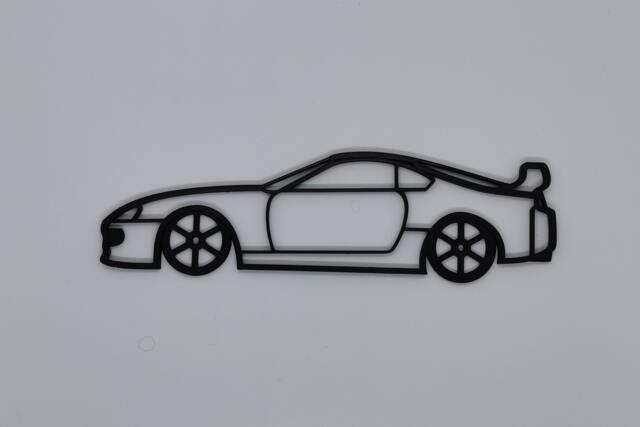 Mk4 Toyota Supra Wall Racer - 3D Printed Art Gift - image 1
