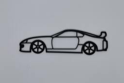 Mk4 Toyota Supra Wall Racer - 3D Printed Art Gift - thumbnail 1