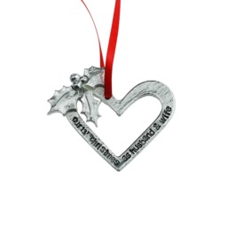13 Year Anniversary Christmas Ornament - Our 13Th As Husband & Wife Keepsake Tree Decoration - thumbnail 4