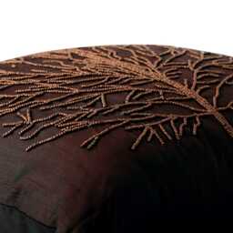"Decorative Tree Brown Bed Pillow Cover 24""x24""/26""x26" - thumbnail 2