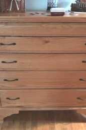 Solid Oak Five Drawer Dresser Hidden Top - Custom Built in Your Choice Of Wood & Finish - thumbnail 2