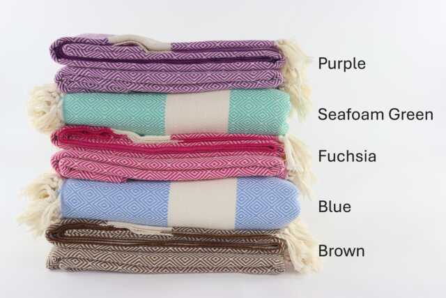 Us Seller - Oversized Beach Blanket, Picnic Throw Turkish Excellent Quality - image 1