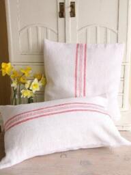 Grain Sack Pillow Cover Sewing Service Custom Sizes, Laundered Finish - thumbnail 2