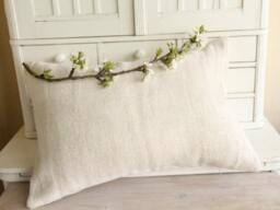 Grain Sack Pillow Cover Sewing Service Custom Sizes, Laundered Finish - thumbnail 4