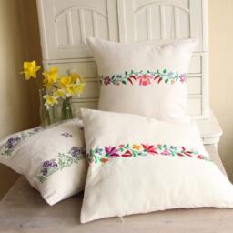 Grain Sack Pillow Cover Sewing Service Custom Sizes, Laundered Finish - thumbnail 3