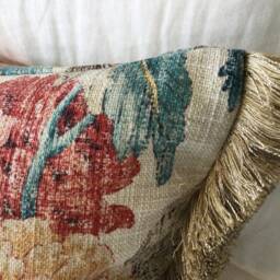 Tropical Floral Pillow Cover Hawaiian Decor Accent Cushion - thumbnail 3
