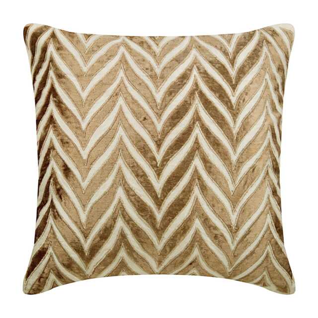 "Designer Ivory Pillow Cover For Bed 24""x24""/26""x26" - image 1