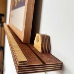 Display Shelves - Wall Mounted Picture, Book & Vinyl Slimline Shelving For A Quick & Elegant Display - thumbnail 3
