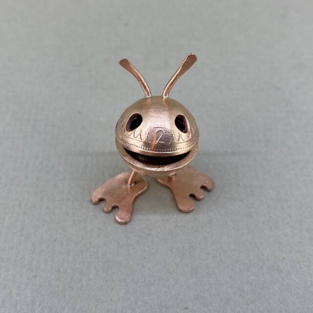 Footenflapper - Handmade Copper Coinling Figure - image 1