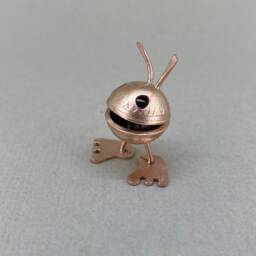 Footenflapper - Handmade Copper Coinling Figure - thumbnail 3