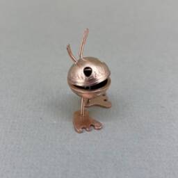 Footenflapper - Handmade Copper Coinling Figure - thumbnail 2