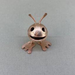 Footenflapper - Handmade Copper Coinling Figure - thumbnail 1