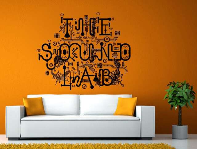 The Sound Lab Electrical Circuit Board Wall Or Window Sticker Decal Vinyl Fathead Mural Decor L2010 - image 1