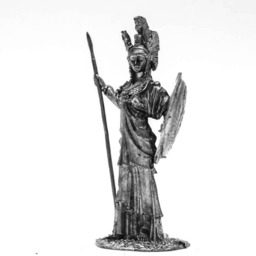 54mm Figurine Minerva - The Goddess Of Handicrafts & Art 132 Tin Castings - thumbnail 2