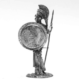 54mm Figurine Minerva - The Goddess Of Handicrafts & Art 132 Tin Castings - thumbnail 3