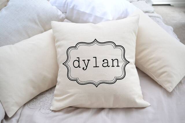 Personalized Baby Pillow, Nursery, Boy Gift, Girl Shower Gift Idea - image 1