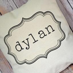 Personalized Baby Pillow, Nursery, Boy Gift, Girl Shower Gift Idea - thumbnail 2