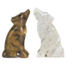 Wolf Soapstone Carving Kit Diy Craft For Kids & Adults - thumbnail 2