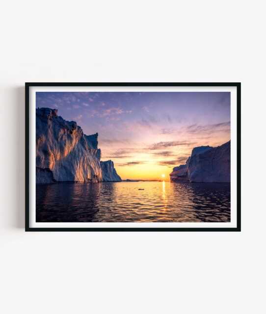 Arctic Iceberg Print, Ocean Photography Wall Art, Coastal Travel Decor - image 1