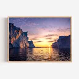 Arctic Iceberg Print, Ocean Photography Wall Art, Coastal Travel Decor - thumbnail 2