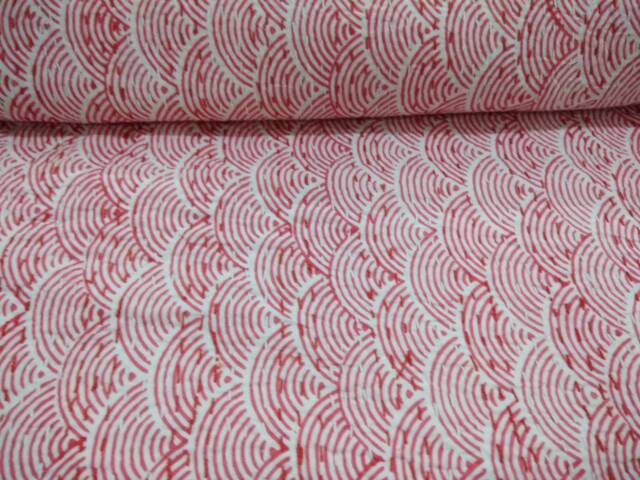 "Hand Block Print Kantha Quilt Indian Cotton Bedspread - 108""x108" - image 1