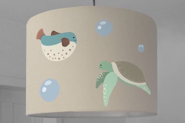 Children Lamp Lampshade Children's Room Beige - image 1
