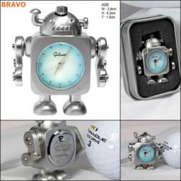Mini Cute Robot & Air Plane Table Clock For Home Deco/Et0016 - thumbnail 3