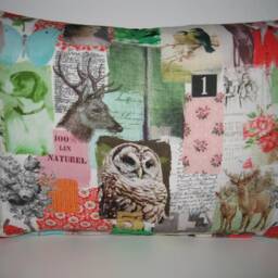 Large Decorative Cushion Cover Pillow Waldleben - thumbnail 4