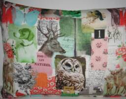 Large Decorative Cushion Cover Pillow Waldleben - thumbnail 1