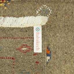 Handwoven Moroccan Kilim Rug Grey Berber Rug With Geometric Pattern - thumbnail 4