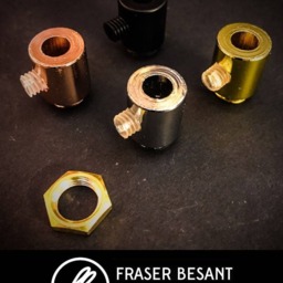 Decorative Lighting Cord Grip Metal Chrome Finish - thumbnail 2