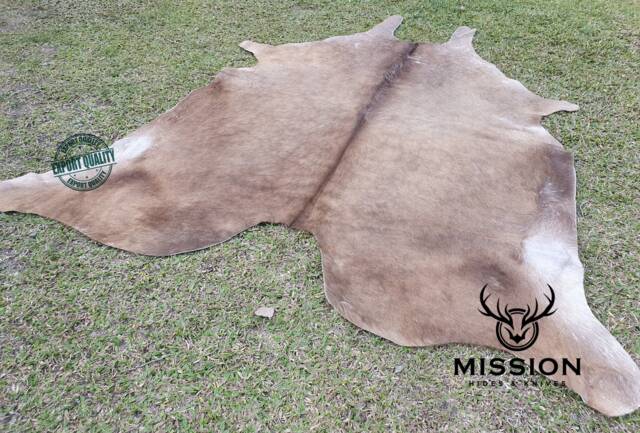 Golden Large Cowhide Rug Amazing Peau De Vache. Cow Skin - image 1