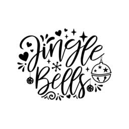 Jingle Bells Christmas Window Sticker - Xmas Decal Decorations Home Shop Display Stickers - thumbnail 2