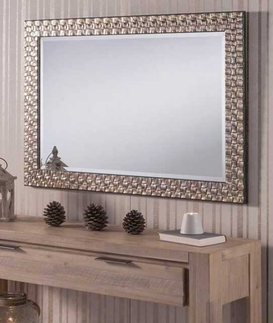 John Lewis Mosaic Champagne Silver Wall Mirror - Choice Of Size Fabulous - image 1