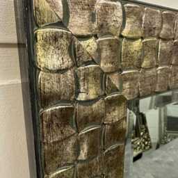 John Lewis Mosaic Champagne Silver Wall Mirror - Choice Of Size Fabulous - thumbnail 4