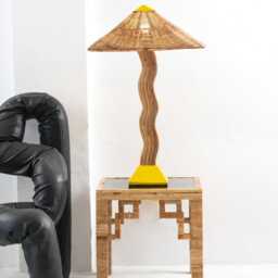 "Rattan Table Lamp ""Pallete" - thumbnail 3