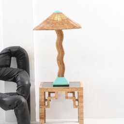 "Rattan Table Lamp ""Pallete" - thumbnail 2