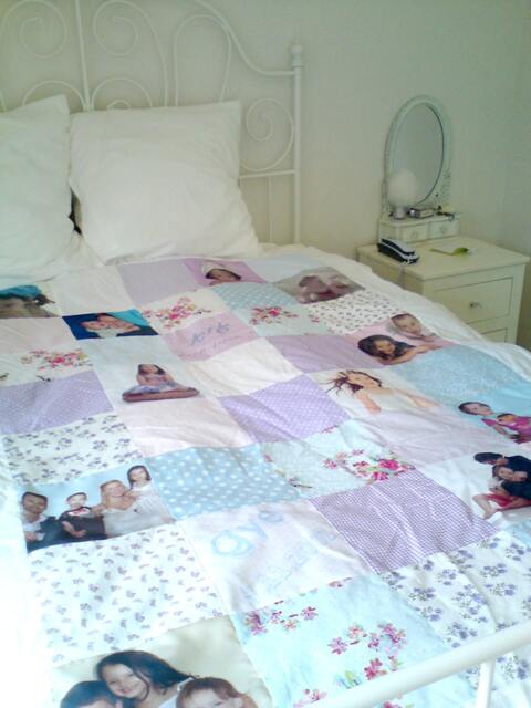 10Th Birthday Gift. Gift For Girls.kids Photo Quilt, Hand Quilted Blanket Kid. From Grandchildren Gift, Purple Blanket With - image 1