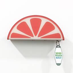 Watermelon Slice Acrylic Wall Mail Holder - thumbnail 4