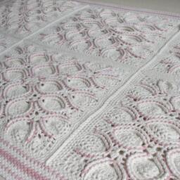 Lacy Squares Blanket Pattern - thumbnail 2
