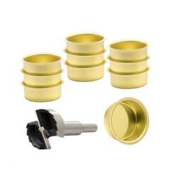Tealight Holder 10 Pieces 40 Mm + Forstner Bit Toothed 1 5/8 Inch - 41.5 Mm - thumbnail 2