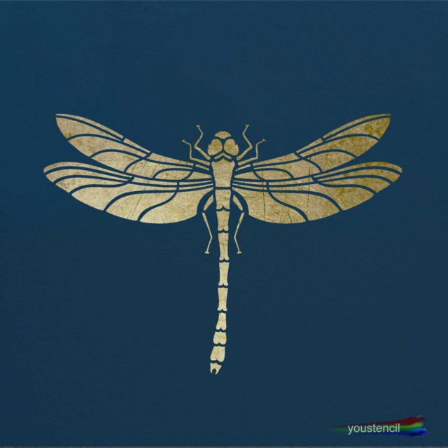 Dragonfly Stencil For Walls, Art & Furniture. St9 - image 1